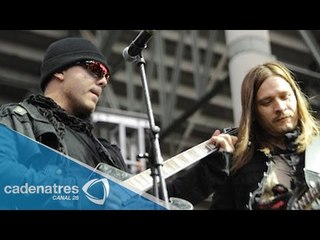 Cristian Castro y su grupo Esfinge en concierto en Zacatecas