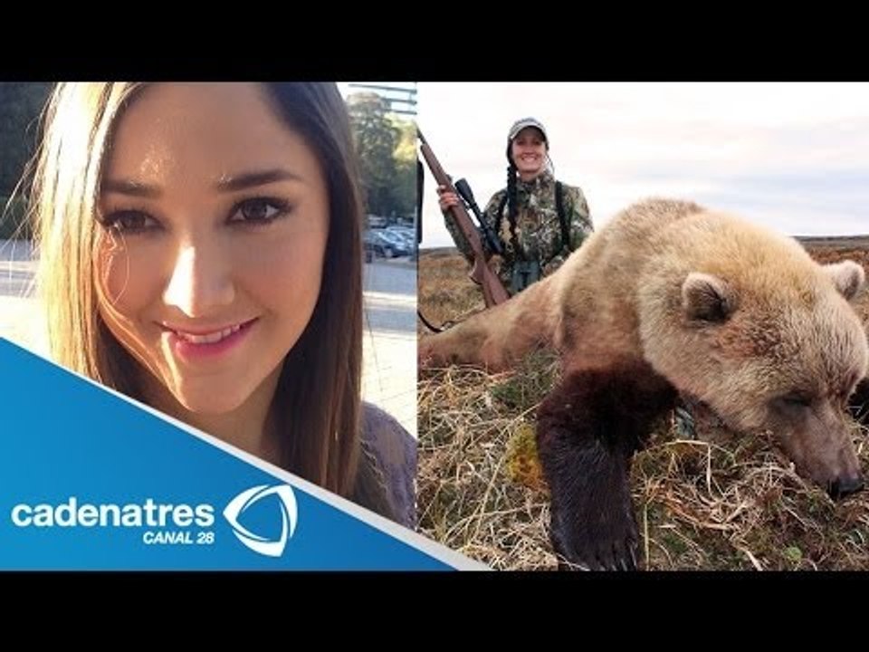 Sherlyn contra la cacería de animales / Sherlyn against hunting animals