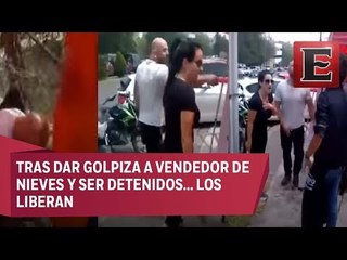 Video: Con bat en mano golpean a vendedor de nieves en Naucalpan