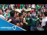 Aficionados quedan satisfechos con el juego de la selección mexicana en el Mundial