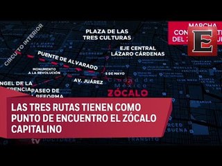 Alternativas viales por marcha por el 2 de octubre