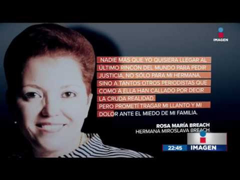Qué dicen los familiares de periodistas asesinados en México | Noticias con Ciro Gómez Leyva