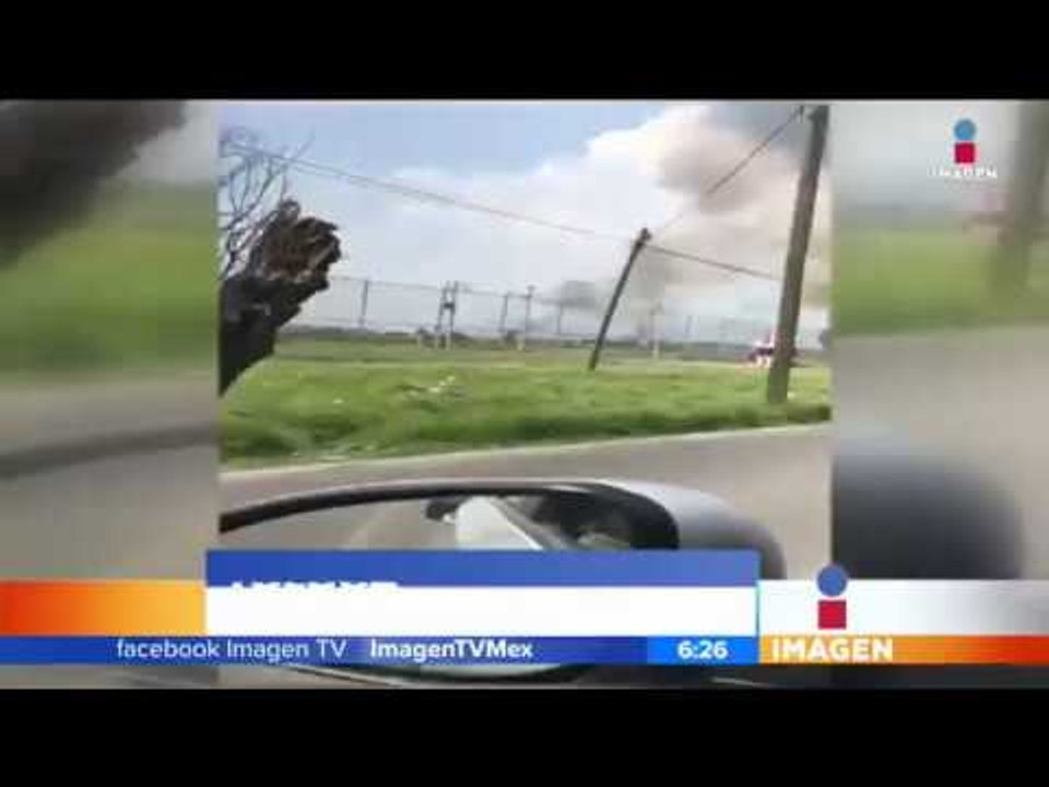 Se estrella avioneta en Toluca | Noticias con Francisco Zea