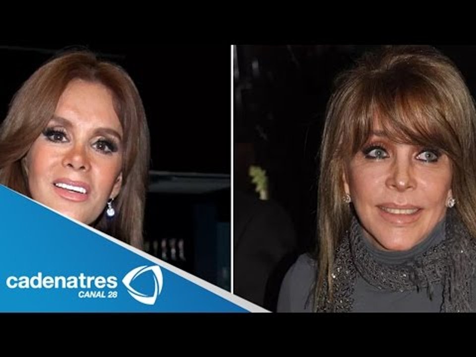 Lucía Méndez niega rivalidad con Verónica Castro / Lucía Méndez denies rivalry with Veronica Castro