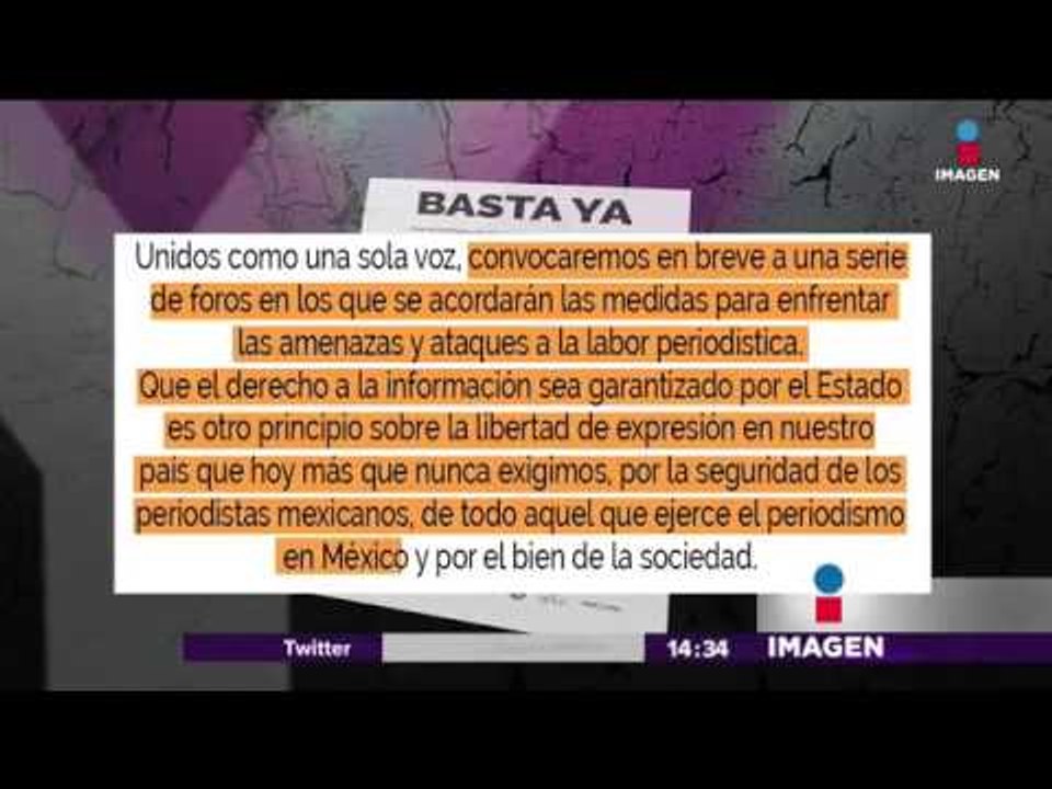 BASTA YA decimos 31 medios | Noticias con Yuriria Sierra