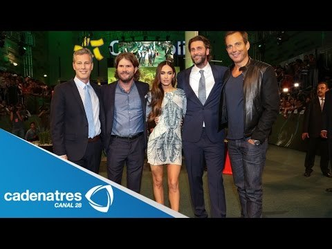 Megan Fox promociona en México el filme Las tortugas ninjas / Fox promotes The ninja turtles