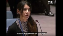 2018 Nobel Barış Ödülünü kazanan Iraklı Ezidi Nadia Murad, yaşadıklarını anlatıyor
