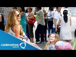 Geraldine Bazán sorprendida por el talento artístico de su hija