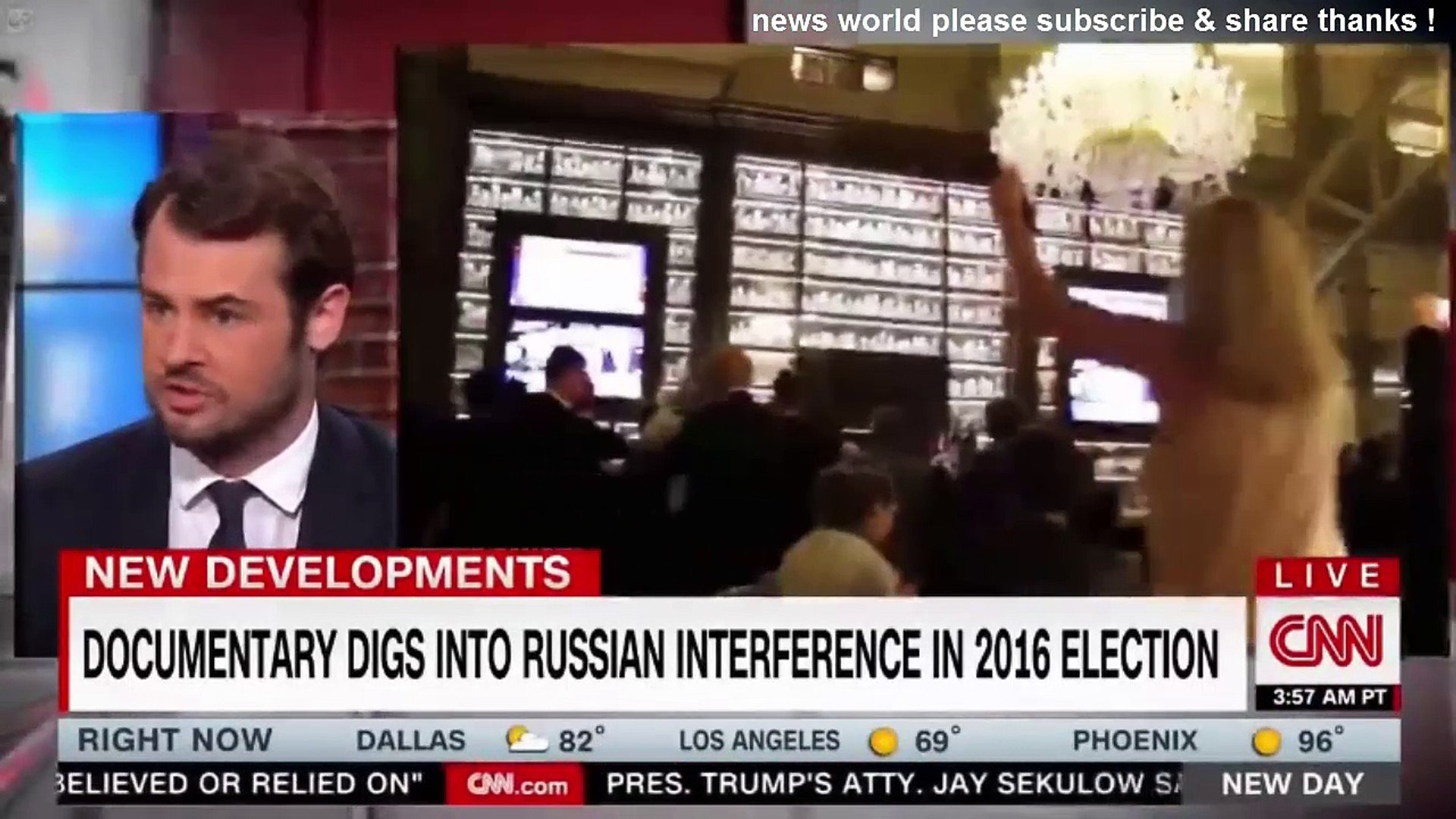 BREAKING NEWS DOCUMENTARY DIGS INTO RUSSIAN INTERFERENCE IN 2016 ELECTION. CNN NEWS