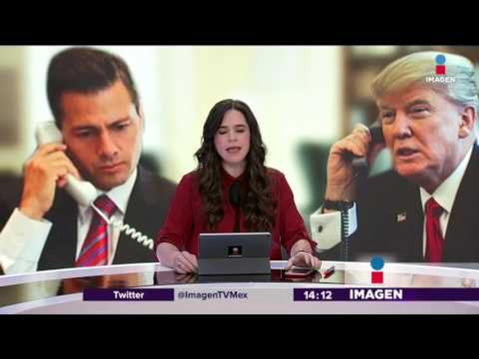 Trump presionó a México sobre pago del muro | Noticias con Yuri