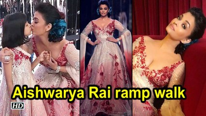 Aishwarya KISSES Aaradhya, looks magnificent in Manish Malhotra