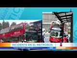 Primer accidente en Metrobús de línea 7 | Noticias con Francisco Zea