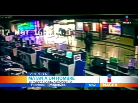 Lo matan en pleno aeropuerto de Venezuela | Noticias con Francisco Zea