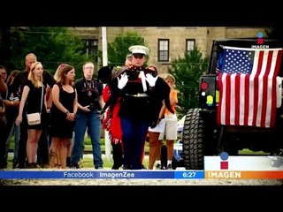 Perro labrador es despedido como héroe en EU | Noticias con Francisco Zea