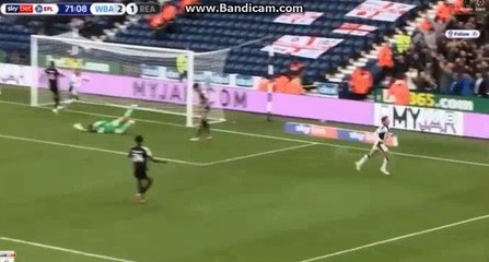 Barnes  Goal  HD   West Brom 3 - 1	 Reading  06-10-2018