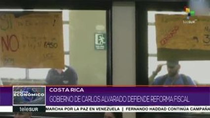 Costa Rica: gobierno defiende la reforma fiscal