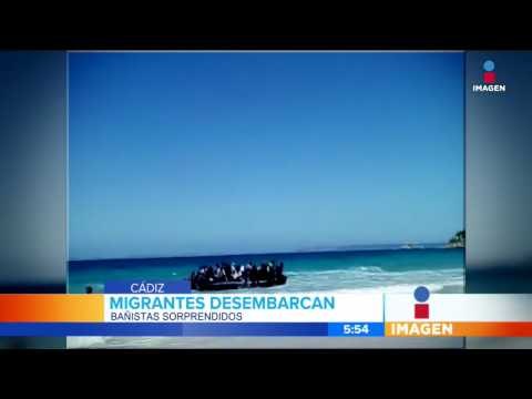 Turistas presencian desembarco de migrantes | Noticias con Francisco Zea