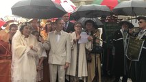 Le maire de Sablé a célébré un faux mariage pour la fête du petit sablé