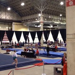 Gymnastics Balance Beam Faceplant