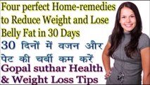 Accurate  super fast weight loss tips | Get smart slim body in 4 weeks |  Success remedy to lose belly fat in Hindi | Gopal suthar Health & weight loss tips