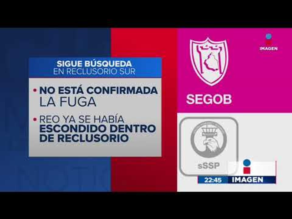 Posible fuga de un reo del Reclusorio Sur | Noticias con Ciro Gómez Leyva