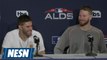 Chris Sale, J.D. Martinez ALDS Game 1 Postgame Press Conference