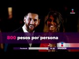 Invitados de Messi donaron una miseria | Noticias con Yuriria Sierra