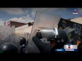 Reciben a pedradas a policías en operativo a mototaxis en Xochimilco | Noticias con Ciro