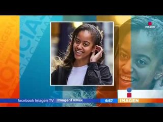 Hija de Barack Obama molesta por una foto | Noticias con Francisco Zea