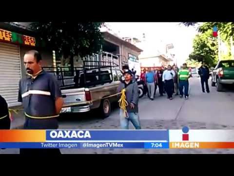 Exhiben a ladrones en calles de Oaxaca | Noticias con Francisco Zea