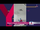 Riesgo para pacientes en Hospital General de México | Noticias con Yuriria Sierra
