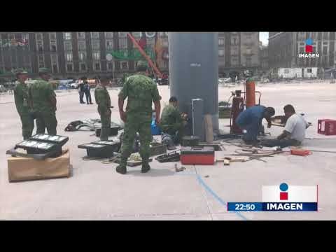 La remodelación de la plancha del Zócalo está casi terminada | Noticias con Ciro Gómez Leyva