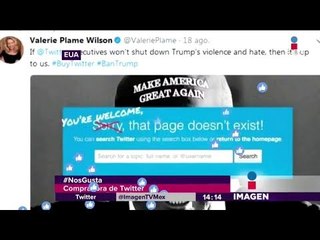 Quieren comprar Twitter para que Trump deje de twittear | Noticias con Yuriria Sierra