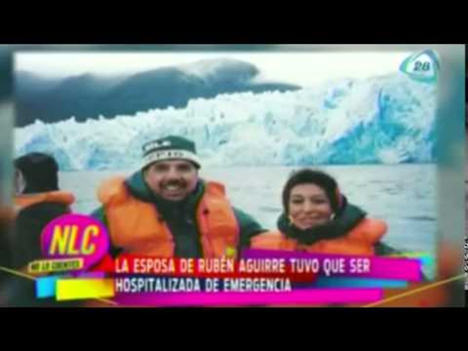Hospitalizan de emergencia a esposa de Rubén Aguirre