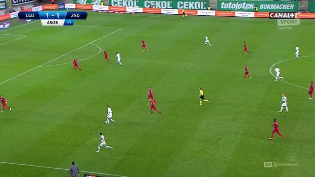 Jarosław Kubicki goal - Lechia Gdańsk 2 vs 1 Zagłębie Sosnowiec -