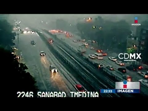 Fuertes lluvias con granizo azotan el poniente y sur de la CDMX | Noticias con Ciro Gómez Leyva