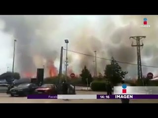 Pánico en Barcelona por un incendio | Noticias con Yuriria Sierra