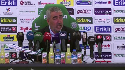 Скачать видео: Bursaspor-MKE Ankaragücü maçının ardından - Samet Aybaba - BURSA