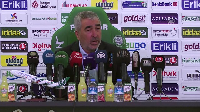 Bursaspor-MKE Ankaragücü maçının ardından - Samet Aybaba - BURSA