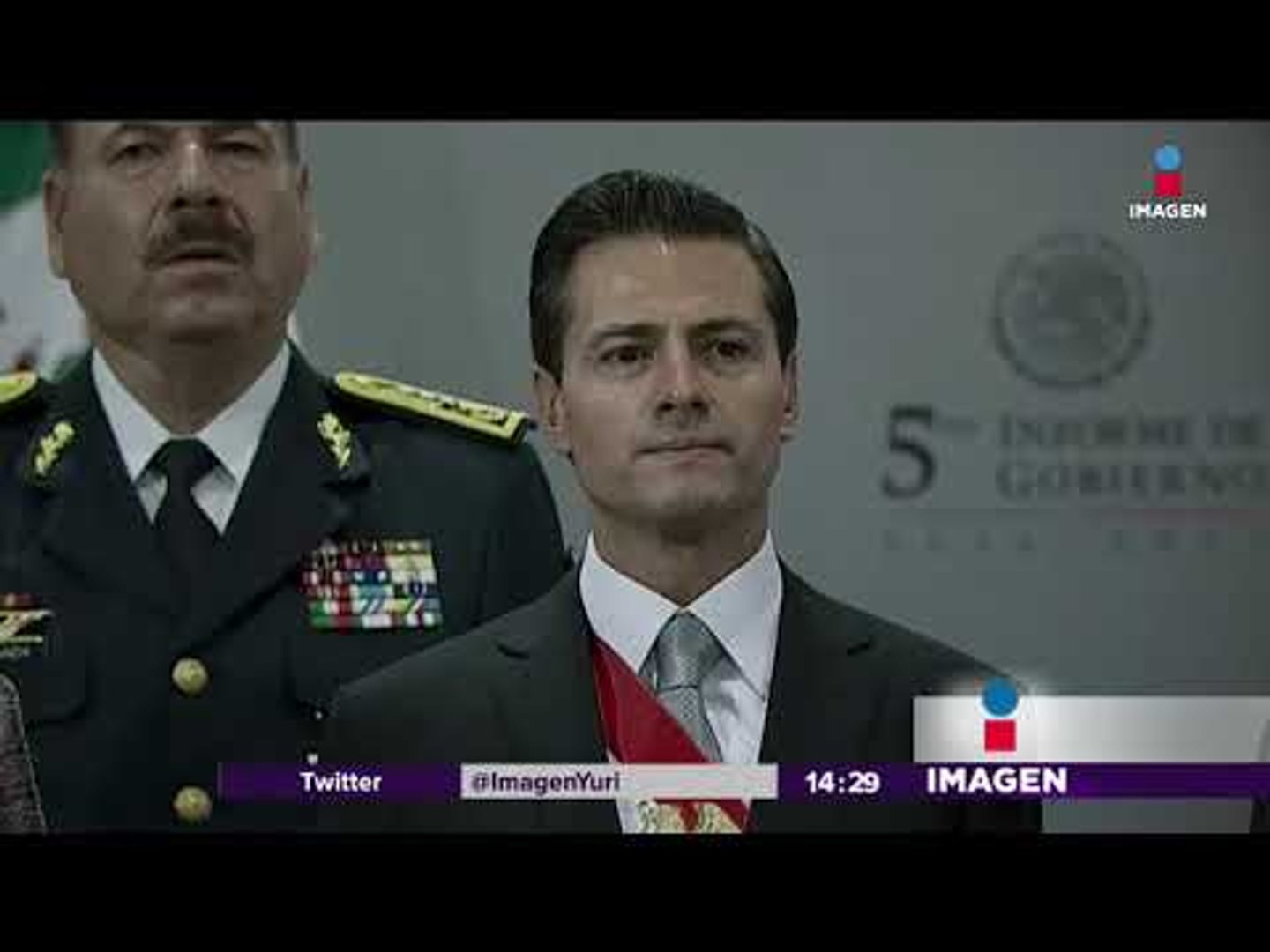 ⁣El discurso más reciente de Enrique Peña Nieto | Noticias con Yuriria Sierra