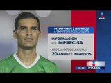 Abogados de Rafael Márquez interponen dos amparos | Noticias con Ciro Gómez Leyva