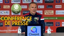 Conférence de presse Gazélec FC Ajaccio - US Orléans (0-2) : Albert CARTIER (GFCA) - Didier OLLE-NICOLLE (USO) - 2018/2019