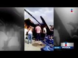 Vecinos en Hidalgo saquearon un camión de cervezas accidentado | Noticias con Ciro Gómez Leyva