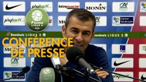 Conférence de presse Châteauroux - ESTAC Troyes (0-3) : Jean-Luc VASSEUR (LBC) - Rui ALMEIDA (ESTAC) - 2018/2019