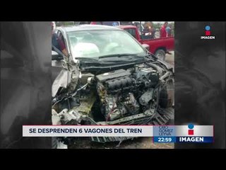 Se desprenden vagones de tren y matan a una persona | Noticias con Ciro Gómez Leyva