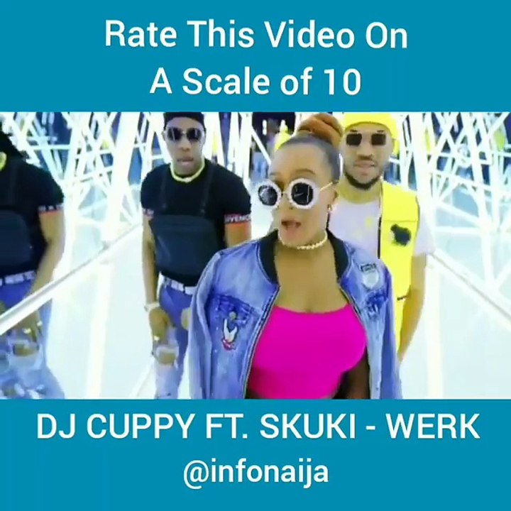 DJ  Cuppy visual video for 'Werk' featuring Skuki