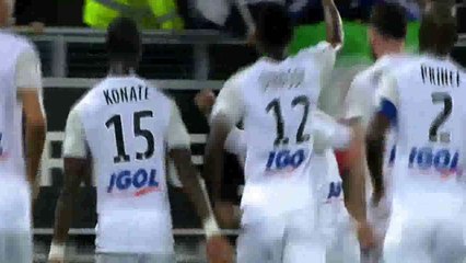 سوپرگل سامان قدوس بازیکن تیم آمیان دربازی مقابل دیژون