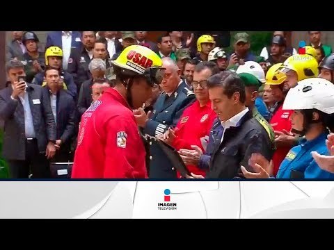 Reconocen cuerpos de rescate y brigadistas por el 19S | Noticias con Yuriria Sierra