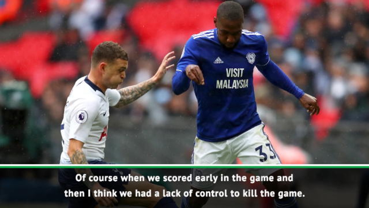 Pochettino bemoans lack of control during Spurs' win over Cardiff