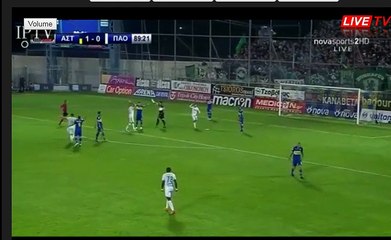 Federico Macheda     Penalty  Goal   (1:1)  Asteras Tripolis - Panathinaikos